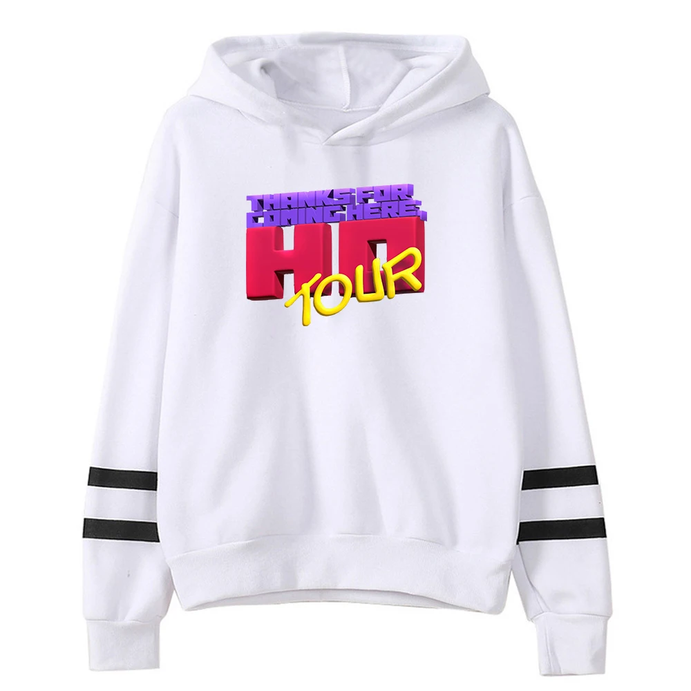 Flo Milli Thanks For Coming Here Ho Tour Hoodie Pocketless Parallel Bars Sleeve Streetwear Men Women Sweatshirt Fashion Clothes