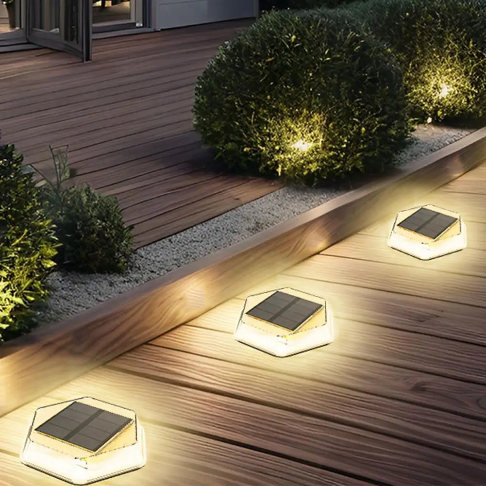 Solar Powered Outdoor Lights Solar Deck Lights Highly Efficient Solar Deck Light with Wide-angle Illumination for Outdoor image 6