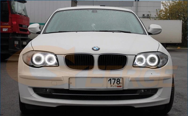 For BMW 1 Series E81 E82 E87 E88 2004 - 2012 Ultra Bright SMD LED Angel Eyes Kit Halo Rings