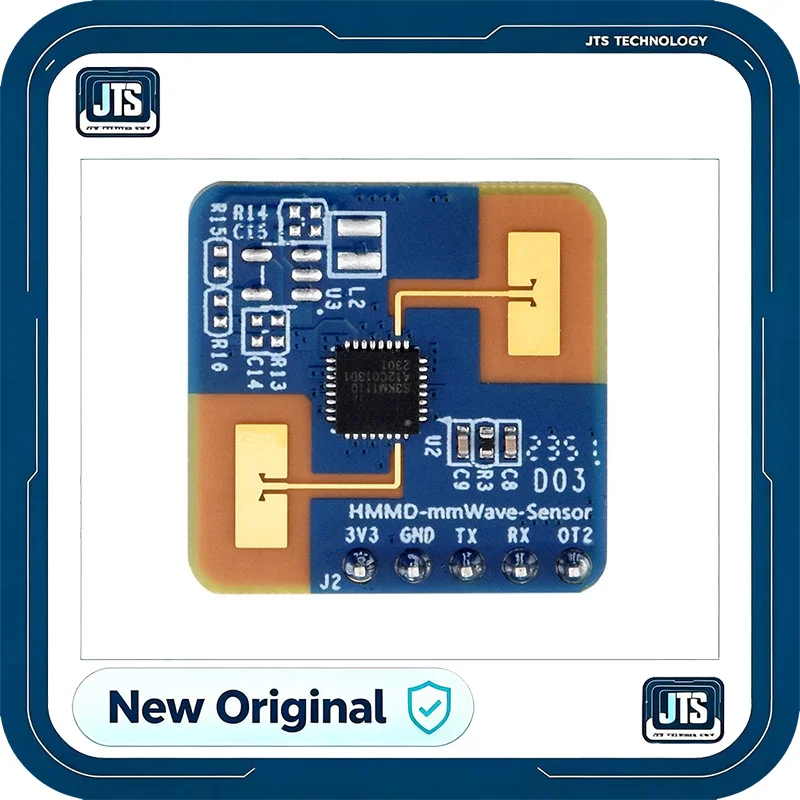 24GHzMillimeter-wave radar sensing module microcontroller serial communication human micro-movement sensing switch sensor module