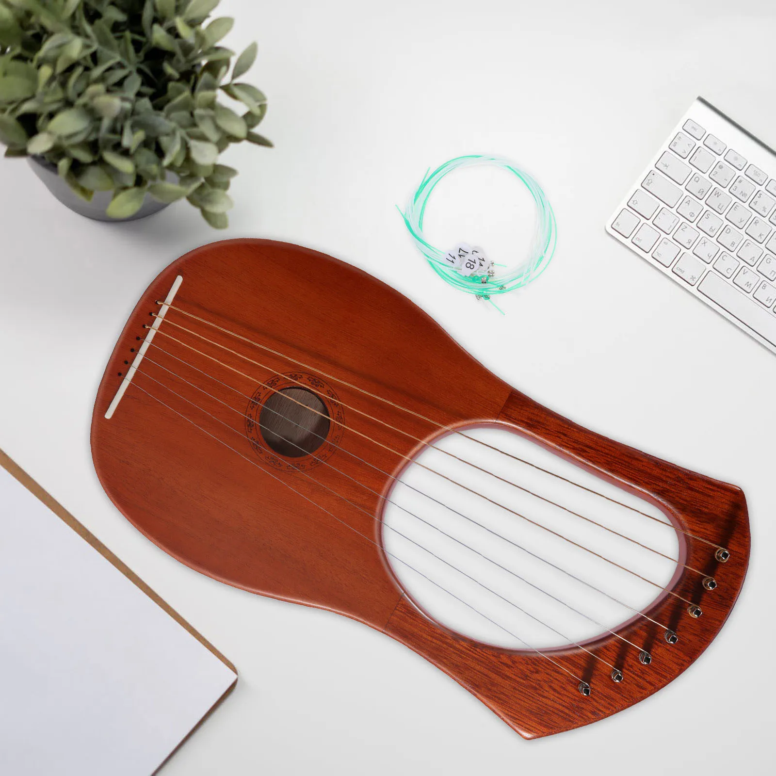 

Lyre Strings Harp Accessories Instrument Parts Replacement Wire Durable Lyre String Set Musical Instrument Accessories Rich