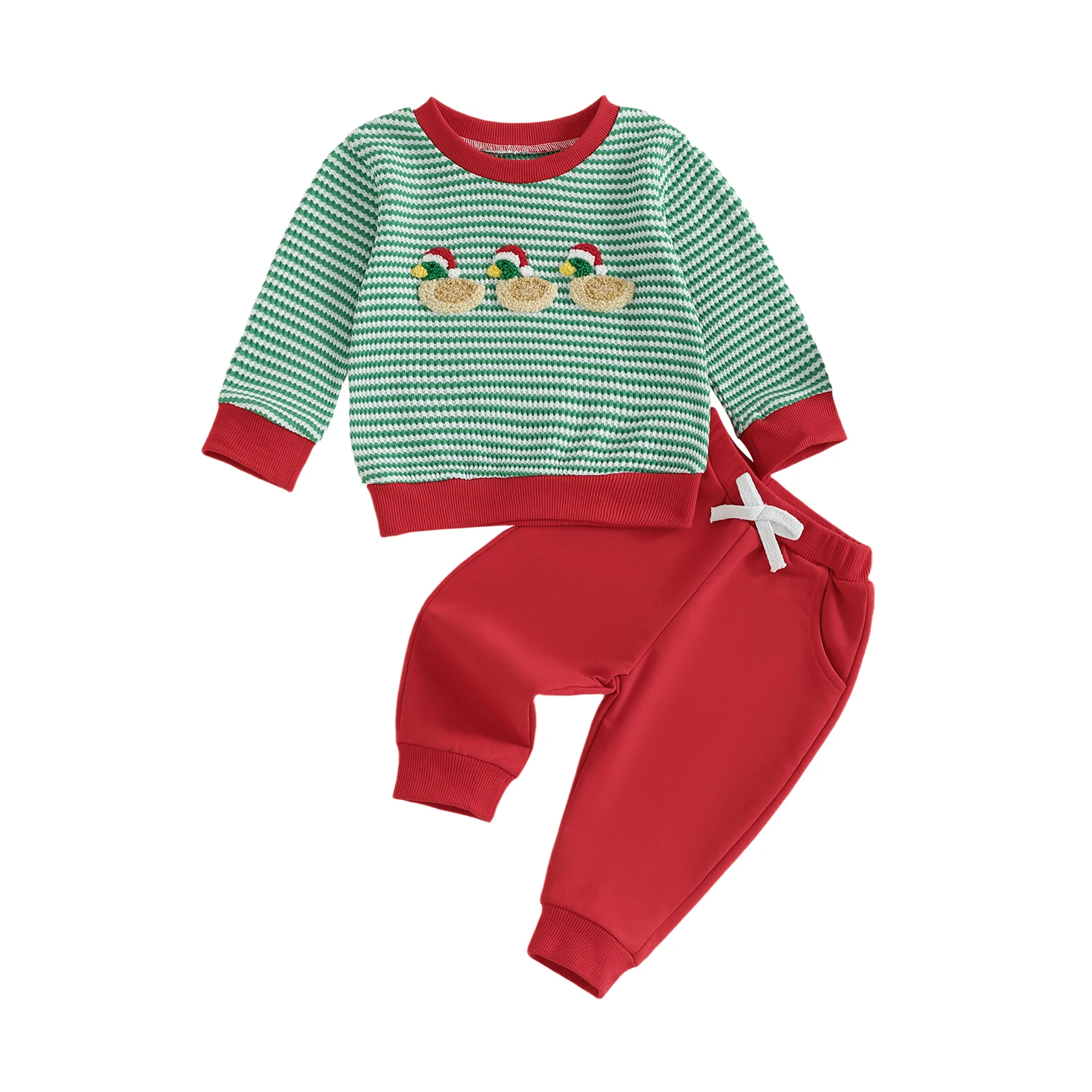 Duck Embroidery Toddler Set 2