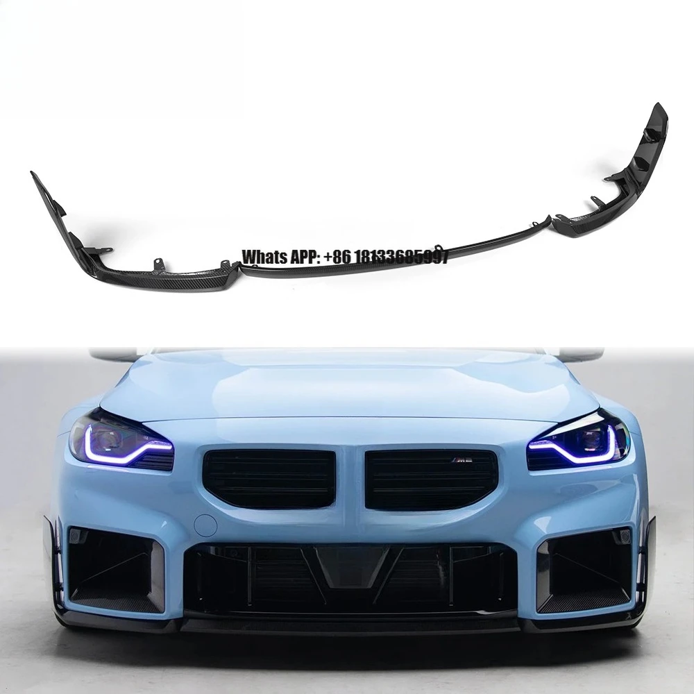 

MP Style Dry Carbon Fiber Front Lip for BMW G87 M2 Coupe M Performance Front Splitter Lip Diffuser Car Spoiler Chin Bumper
