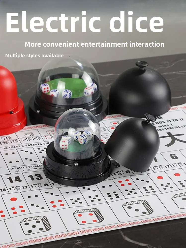 

Набор креативных кубиков с внутренней крышкой, Auatic, большая и маленькая чашка для игральных костей для Gng и развлечений