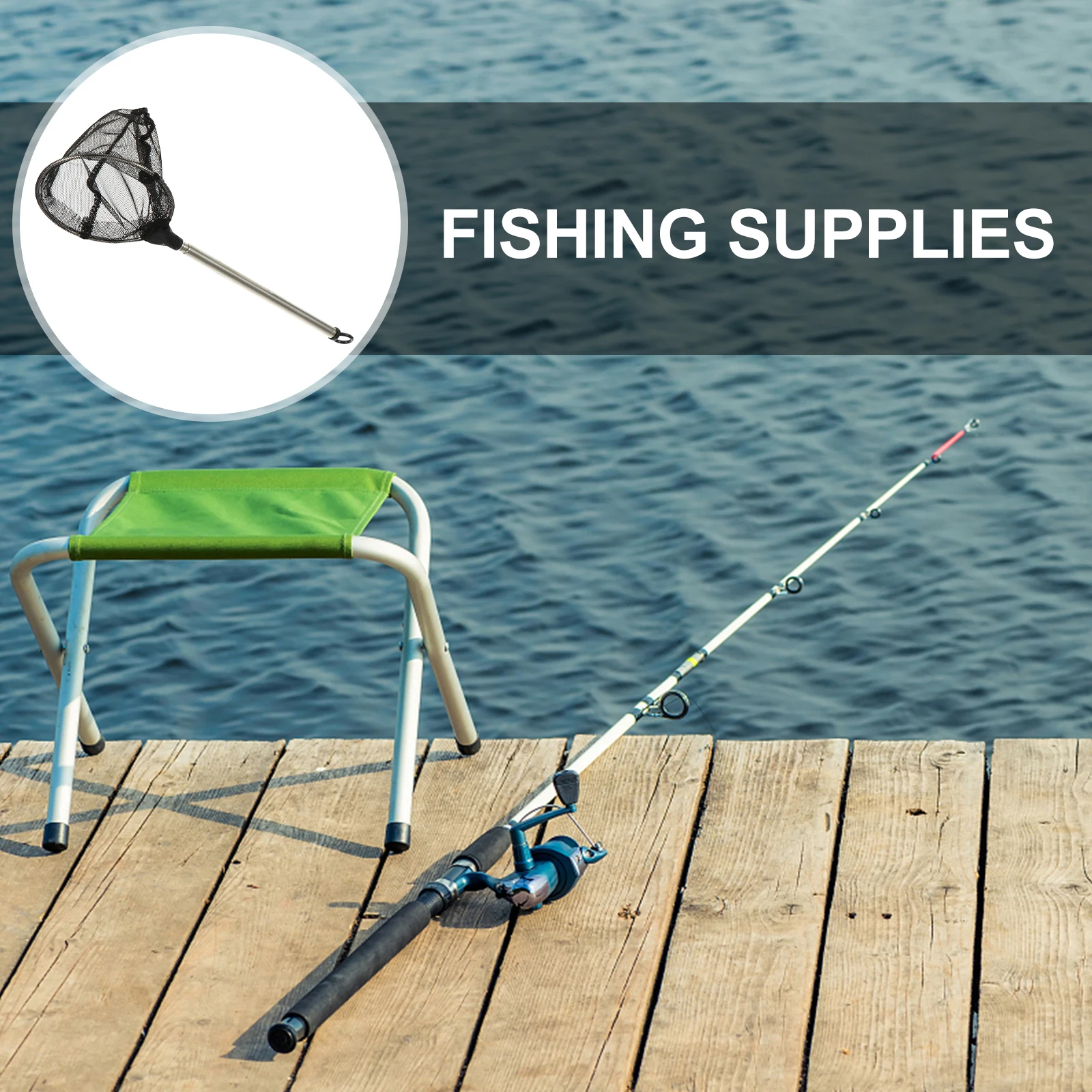 

Premium Telescopic Fishing Stainless Steel Corrosion Resistant Catch Release With Hanging Ring Durable Cotton Handle For Fish