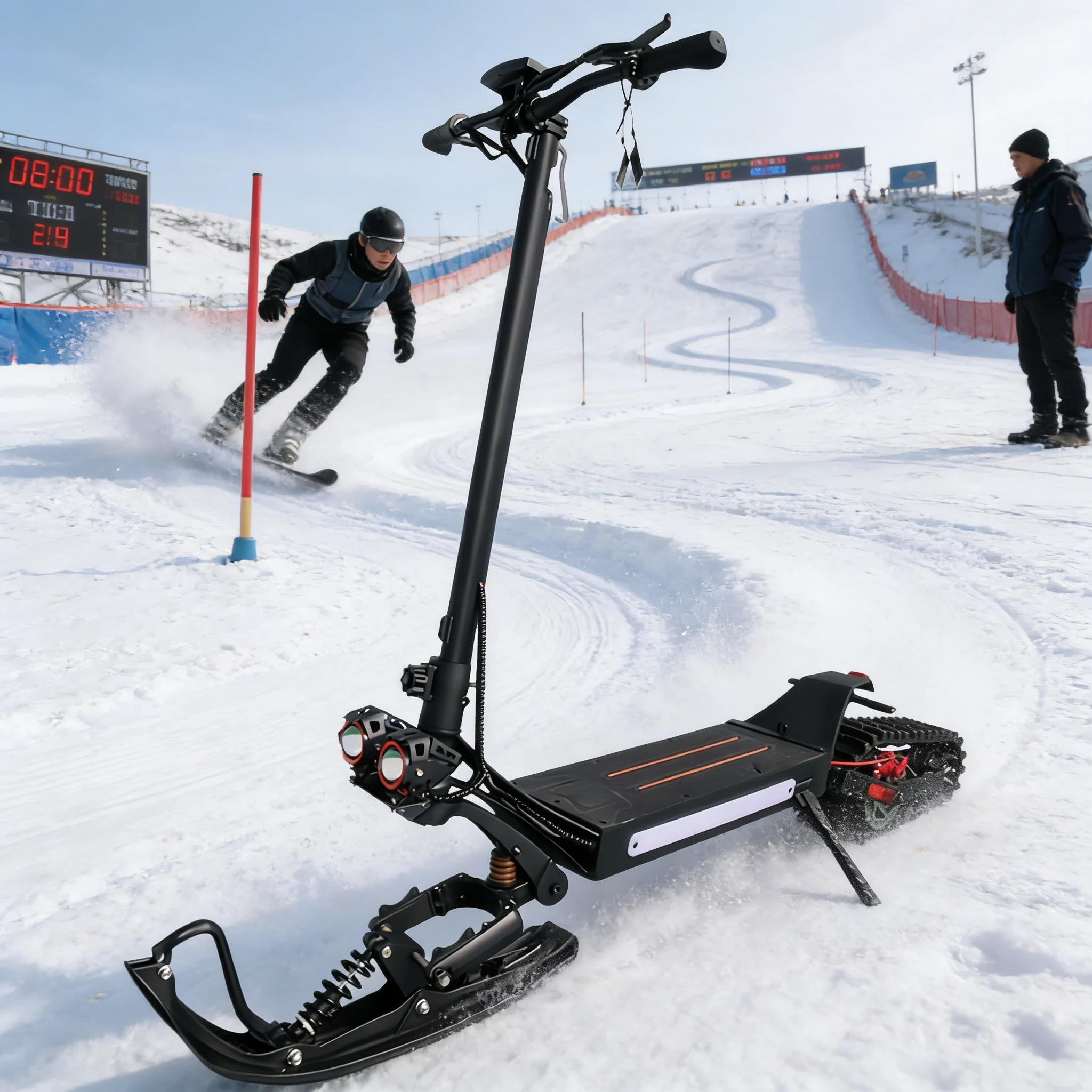 Hot Sale High-Traction Electric Snowmobile Electric Snowboard Mobile for Adult Snow Sliding & Off-road Adventure Fun