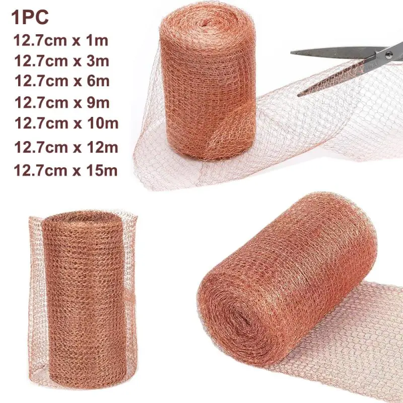 Anti-Pest Copper Mesh Anti-snail Copper Wire Net Signal Shielding Net Rodent Copper Wire Net Wire Protceted Plant Garden 2035