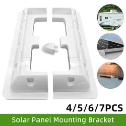 RV Roof Top Solar Panel Mounting Fixing Bracket Kit Photovoltaic Panel ABS Supporting Holder for Caravans Camper Boat Yacht