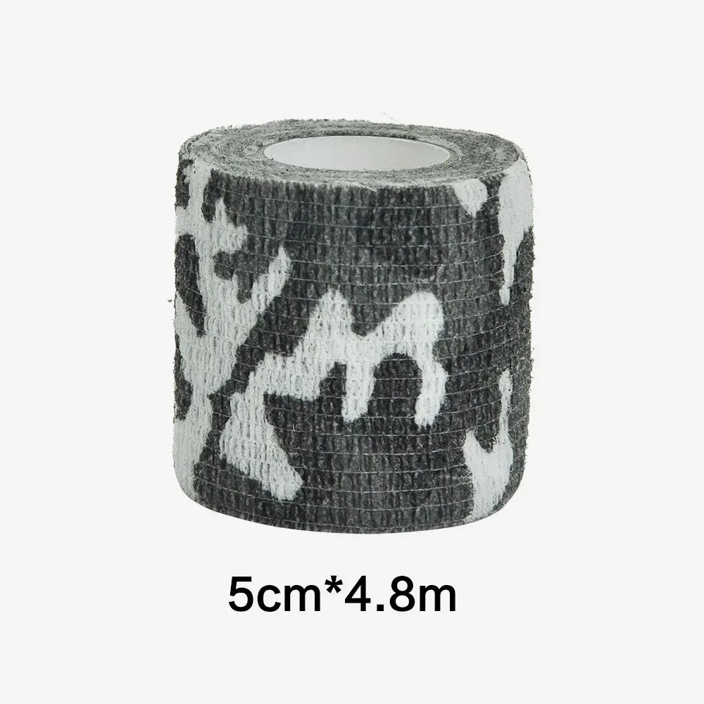 Black Elastic Outdoor Hunting Camouflage Tape Waterproof Wrap Durable Self Adhesive Elastic Bandage