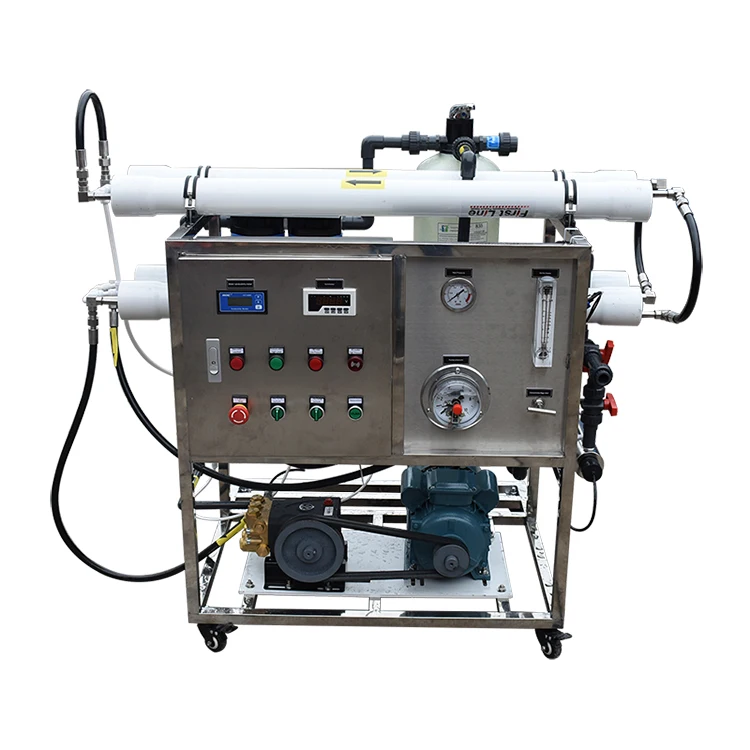 Desalinización del agua de mar para tratamiento de agua potable Ro de 200LPH (precio no final)