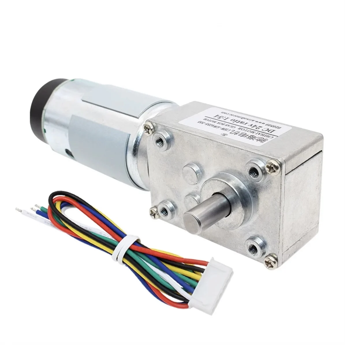 

GW4058-555 High Torque MAX 95W Turbine Worm gear DC motor 12V 24V encoder Parking lock Motor