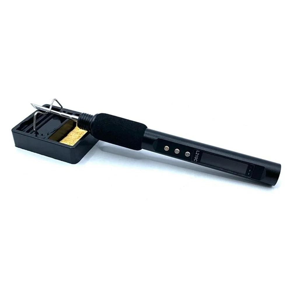 L210C 100W USB Soldering Iron Portable Aluminum Alloy Black High Power Fast Heating Adjustable Temperature For Mini PD Tool