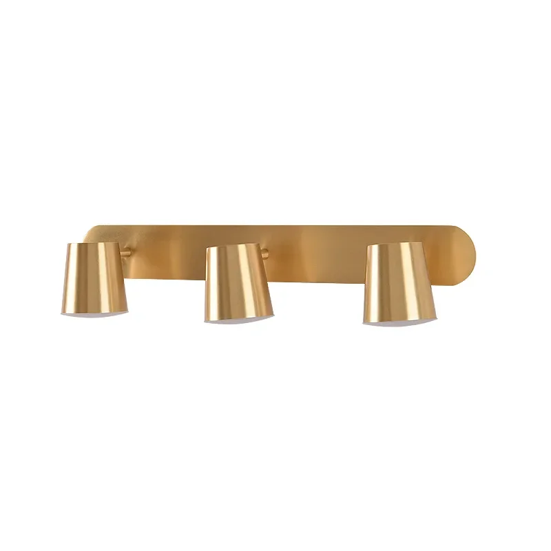 Modern Luxury All Brass Rustproof Adjustable Wall Light For Bathroom Mirror Cabinet Vanity Makeup Dressing Table Art Painting Li