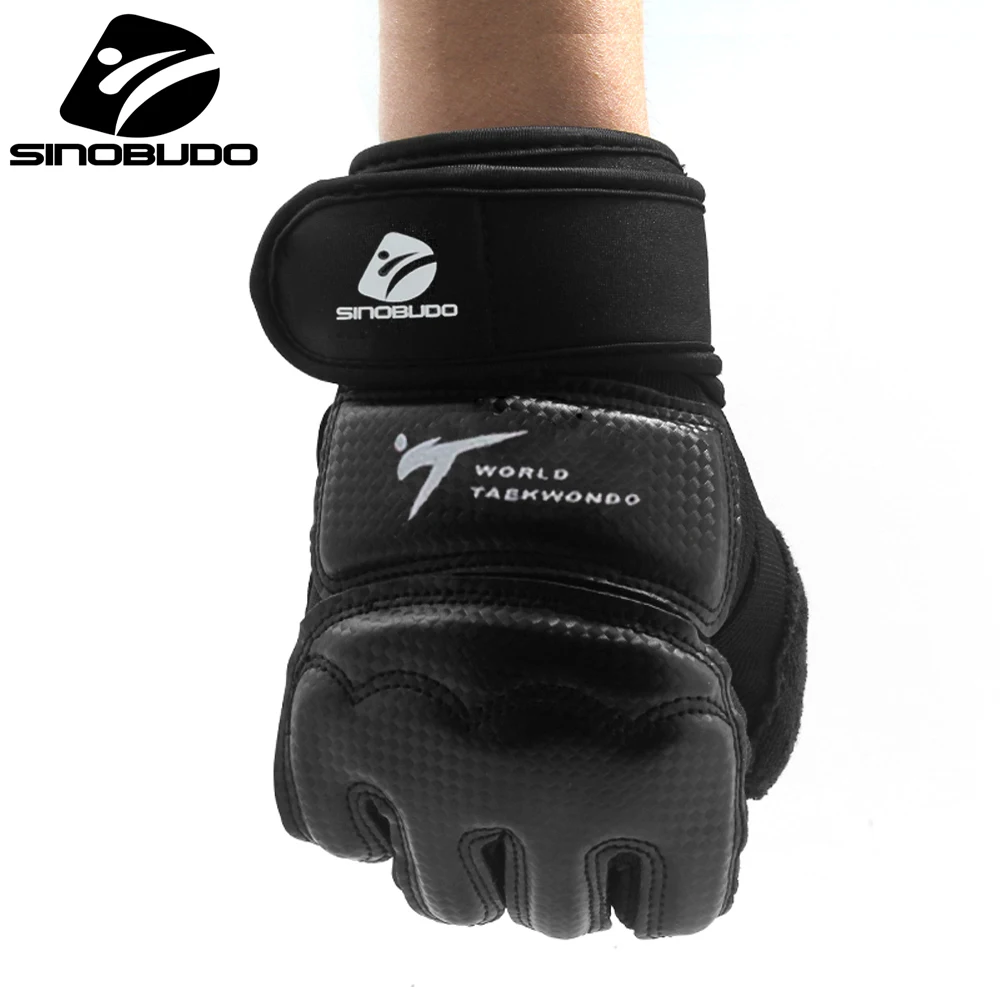 New Style WT Taekwondo SINOBUDO Hand Protector Gloves Guard Karate Kick boxing Palm Protector Guard Gear Adult Kids Training