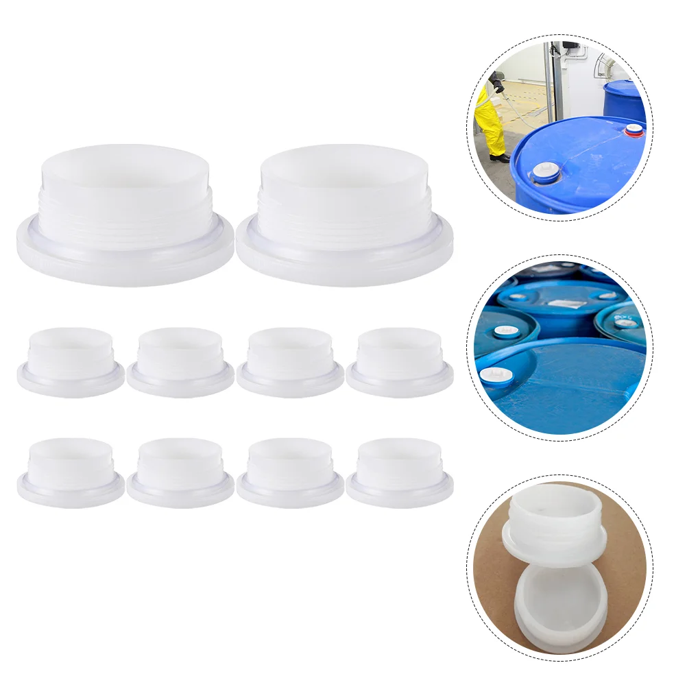 10pcs Bung Caps Oil Drum Seal Cap Water Drum Caps 200L Oil Drum Seal Cover