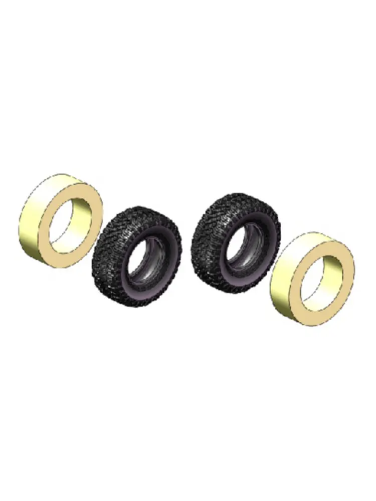 

R86406 Tire with Foam For RGT 136100V3FD 136100V3 1/10 RC Electric Remote Control Off-road Vehicles Cars Buggy Crawler