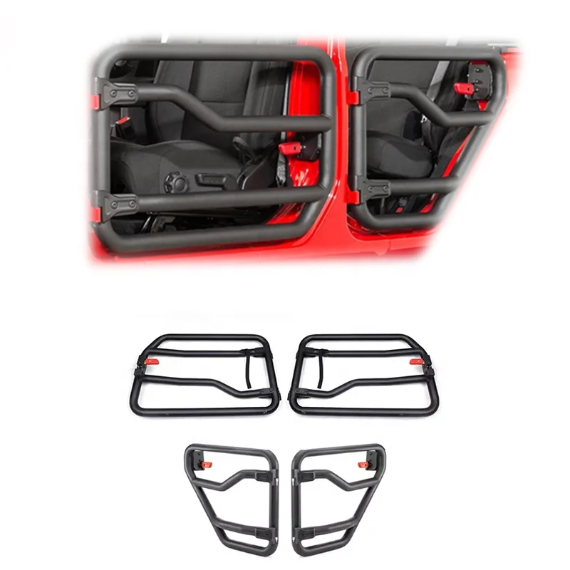 Spedking High Quality Products Black Powder-Coated Steel Half Door For Jeep Wrangler JL 2018+ Half Door