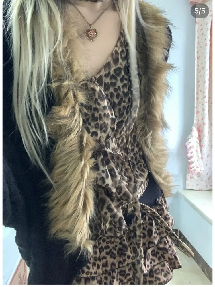 Pure Desire Sle Top con stampa leopardata ter Ne Svel con gonna torta ortod Hot Girl Summer New Arrival Faion Set