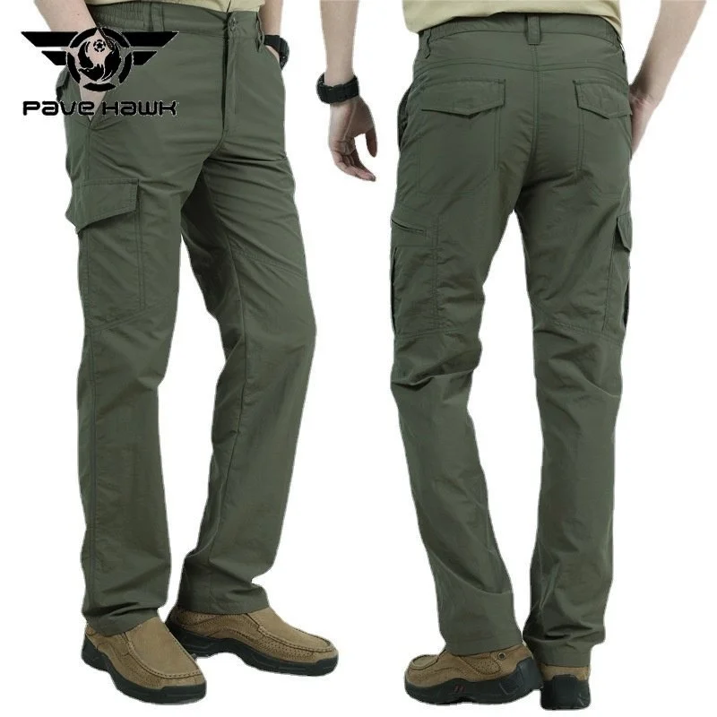 

Military Affairs Tactical Cargo Pants Men Summer Outdoor Waterproof Breathable Trousers Travel on Foot Casual Quick Dry