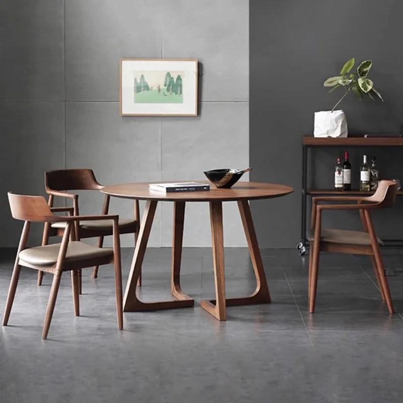 

Nordic Wood Dining Table Luxury Modern Room Sets Garden Dining Table Kitchen Multifunctional Mesas Pegables Portatil Furniture