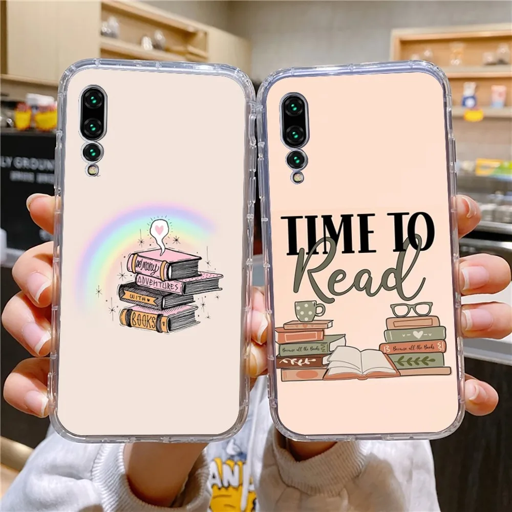 Read More Books Phone Case For Xiaomi 11 Redmi Note 11 5G 8T 9A 9 10T Note8Pro Note9 12SUltra Transparent Case