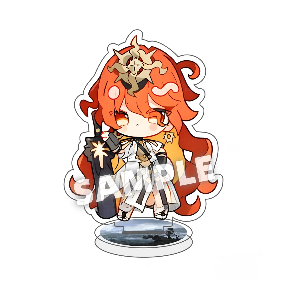 Wuthering Waves Brant Phrolova Cartethyia Carlotta Acrylic Standee Clear Charm Desk Display Anime Collectible Fan Gift keychain