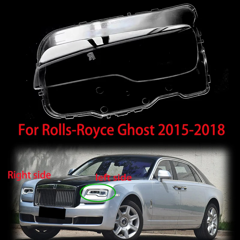 

Для Rolls-Royce Ghost 2015 2016 2017 2018, крышка передних фар автомобиля, водонепроницаемая прозрачная линза для фар