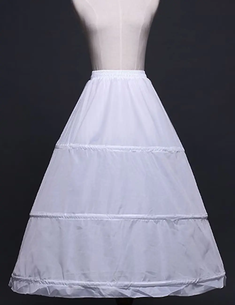 Frauen Krinoline Petticoat Rock elastisch halb rutschen eine Linie Unterrock für Hochzeit Ballkleid Brautkleid