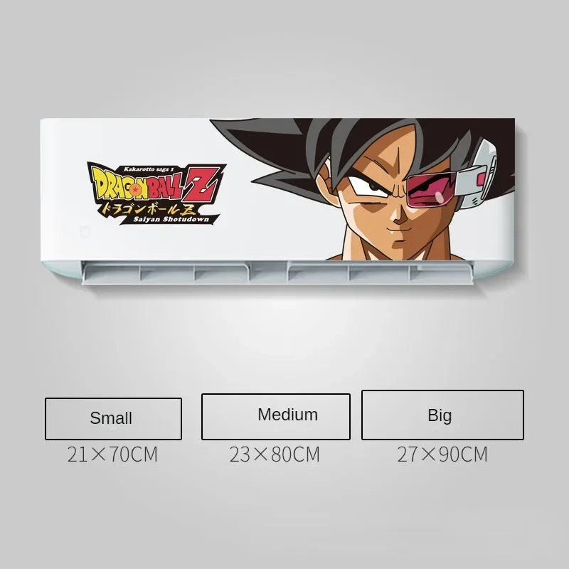 Autocollant Dragon Ball Goku pour climatiseur, stickers muraux Anime, décor créatif, décoration de chambre pour adolescents et enfants, papier peint