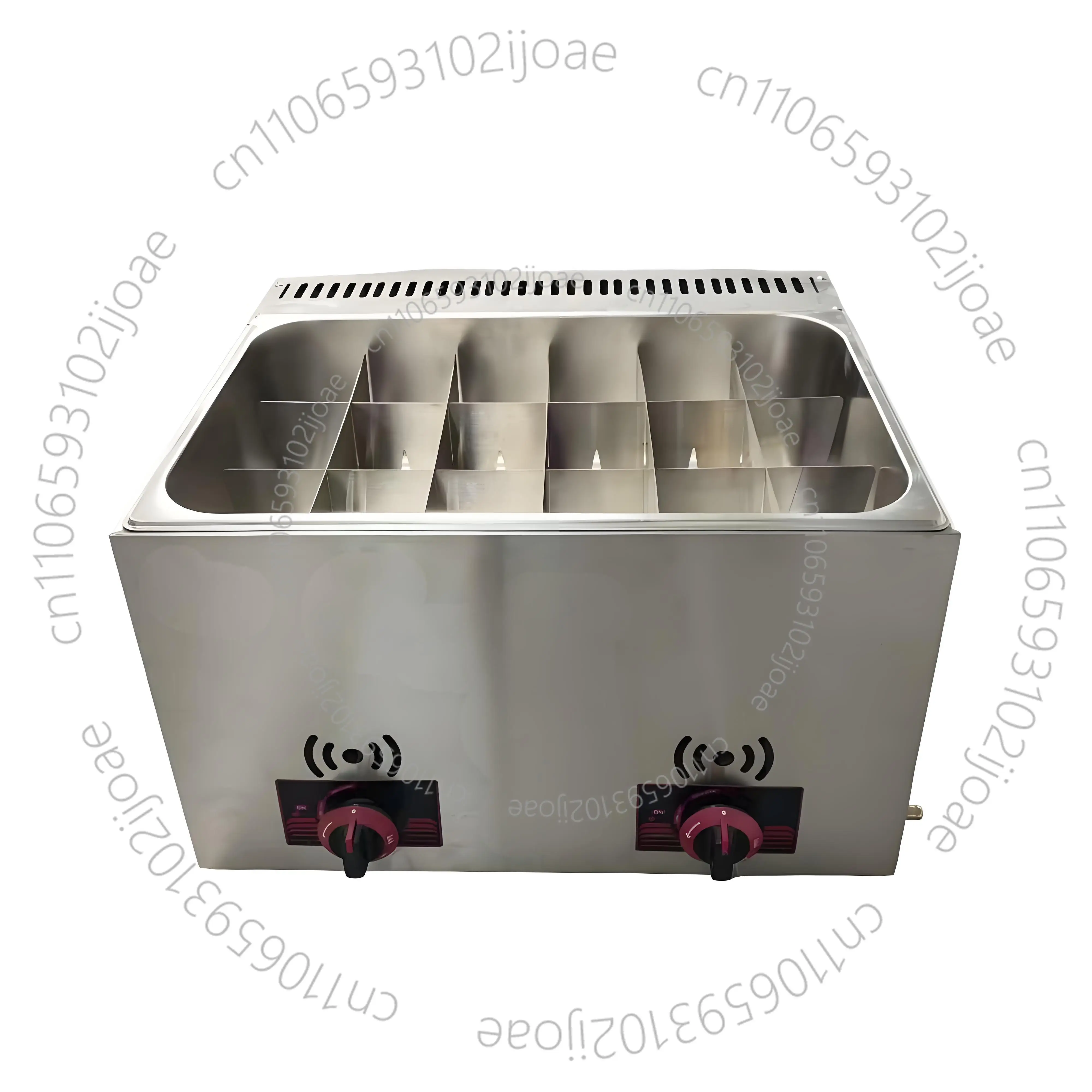 Commercial gas Oden boiler one can of 18 grid  20 liters hot pot cooking slow cooker street food