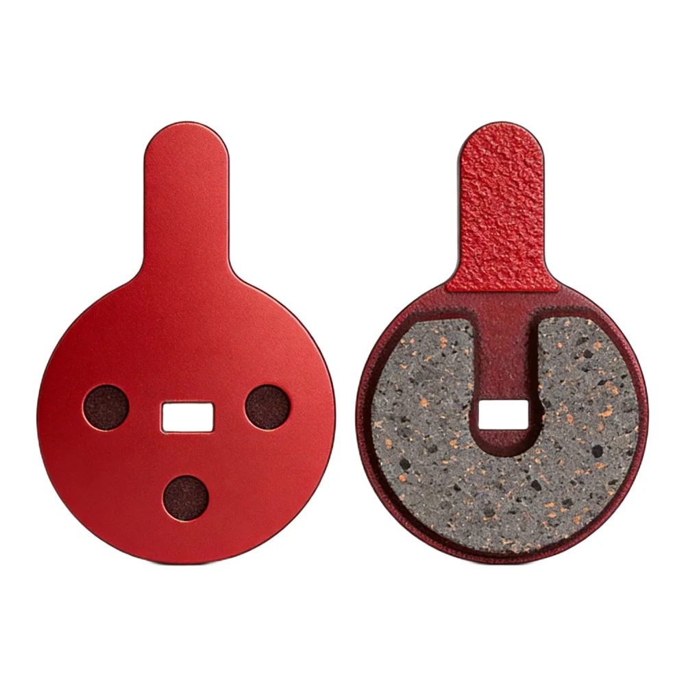 1 Pair Bicycle Brake Pads Electric Scooter Red Rimming Pads Organic Resin Mountain Bike Disc Brake Pads For G2 Pro BB8