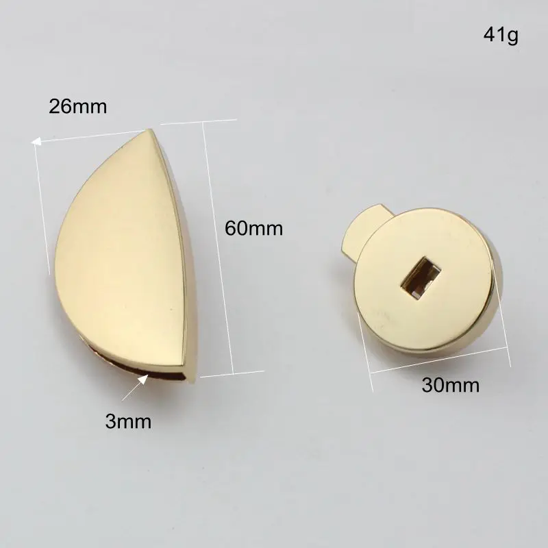 5-20 sets,60*26mm  light gold  Finish Truck Lock,Purse Bags Push Release Lock Locks