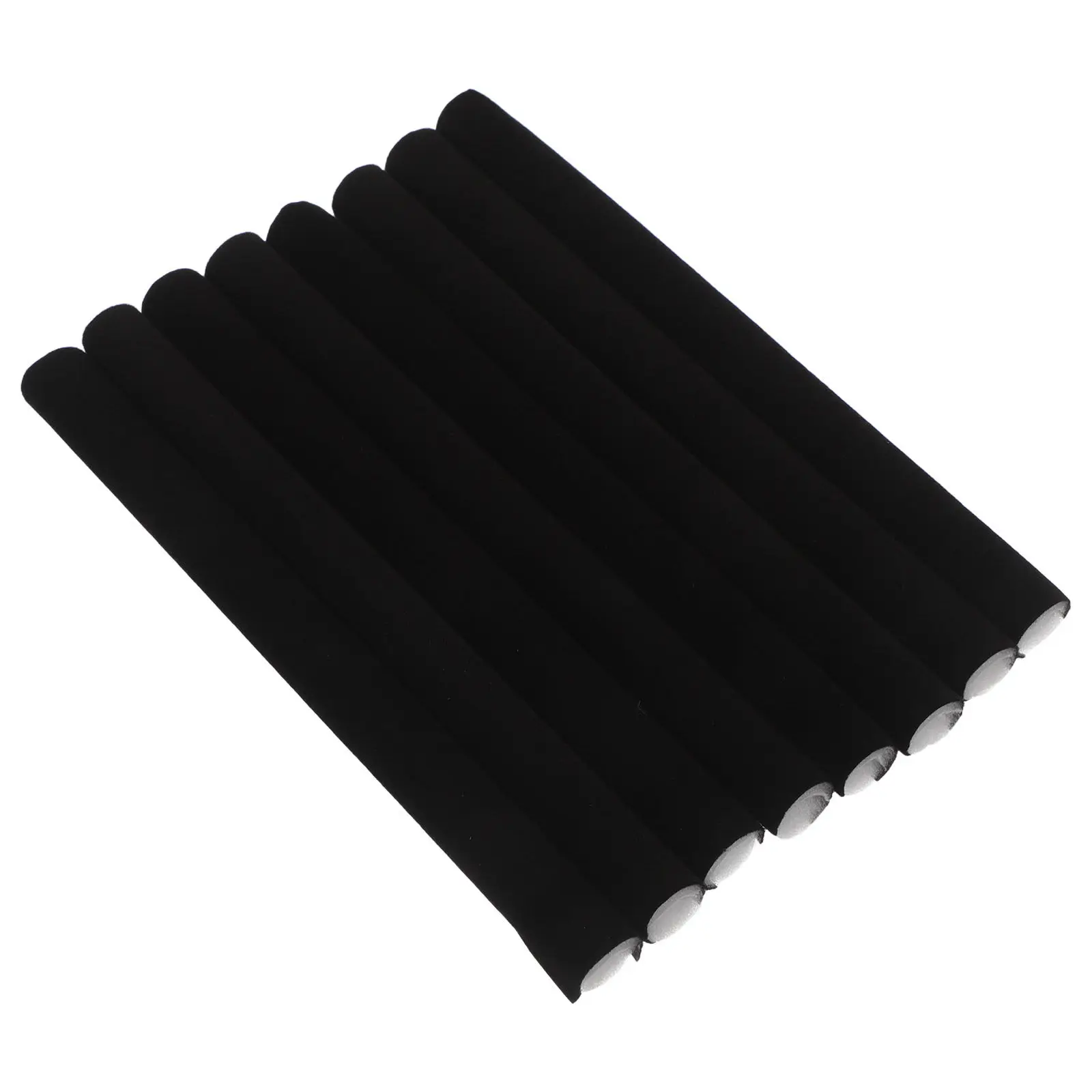

8Pcs Black Jewelry Box Sponge Inserts for Rings Earrings Necklaces Flexible Cuttable Drawer Dividers High-Density Tray Organizer