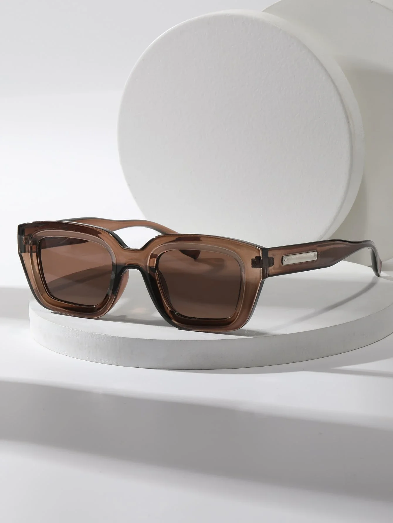 

Square Frame Retro Fashion Sunglasses Casual Shades Beach Accessories