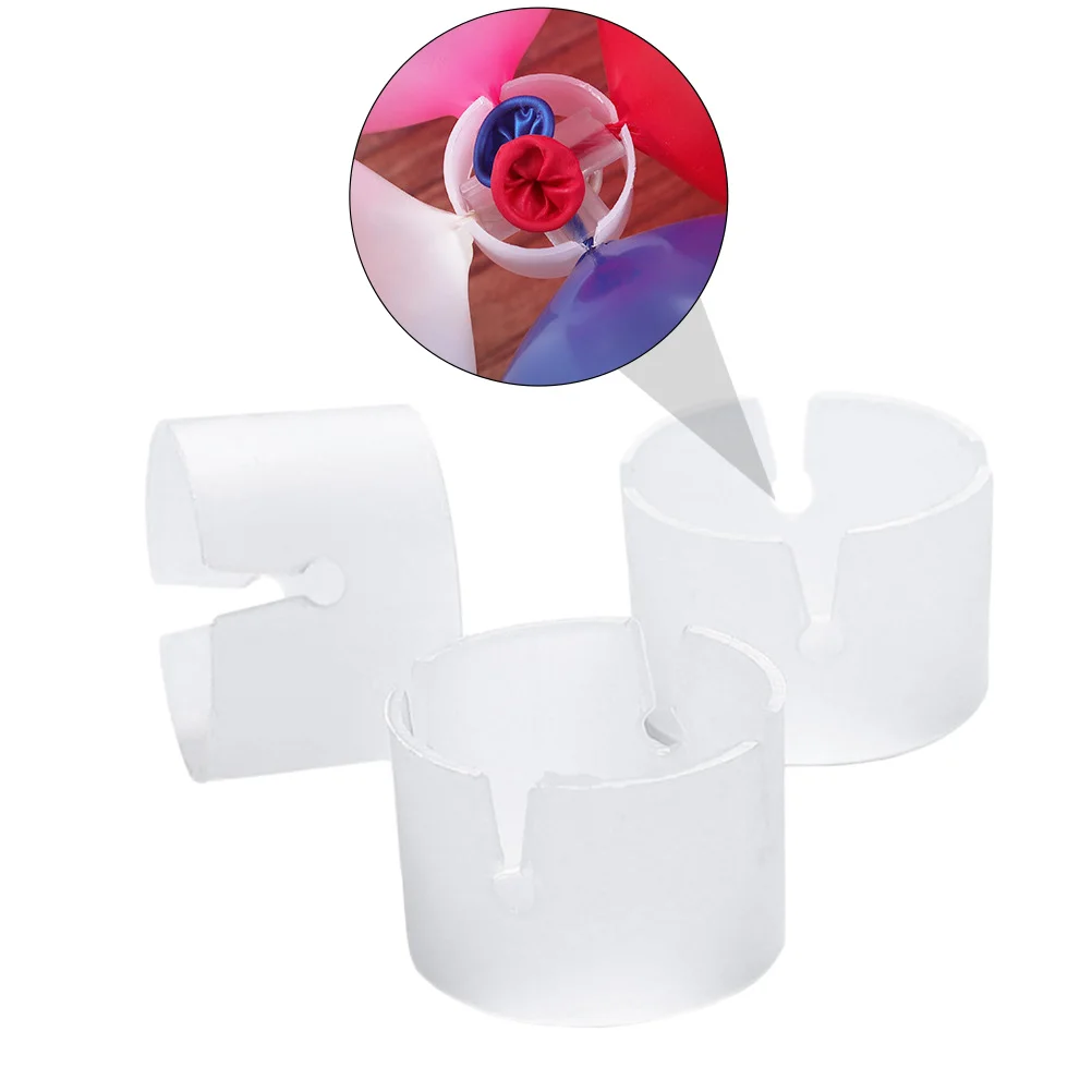 

100 pcs Balloon Rings Buckle Garland Decor Plastic Arch Accessories Easy Use Clip Connector Party Supplies Balloon Tools