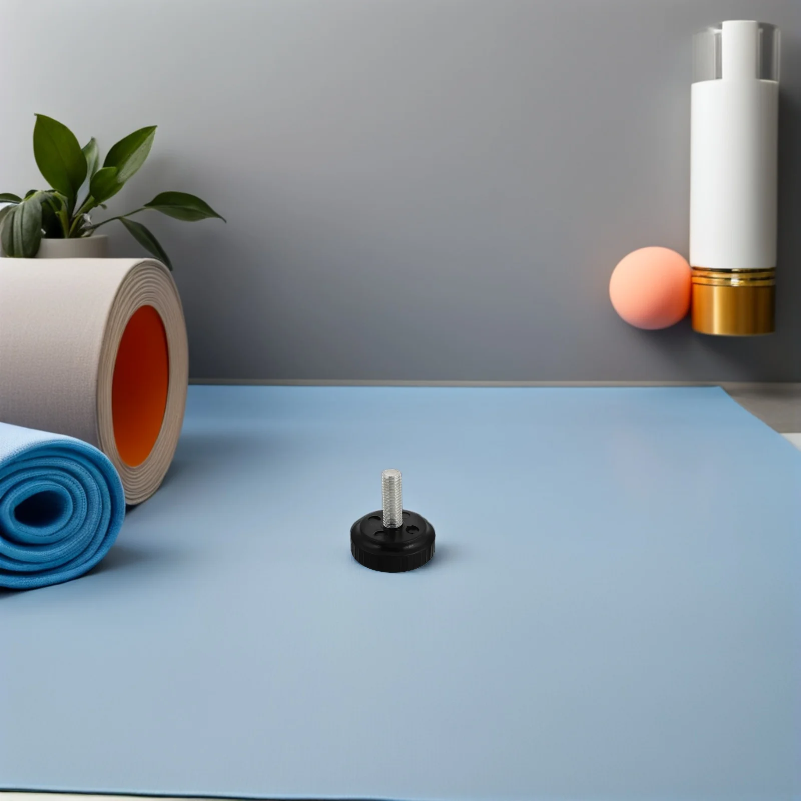 

8Pcs Fitness Equipment Adjustable Foot Pads Secure Base for Treadmill and Exercise Machines Quick Install Maintenance