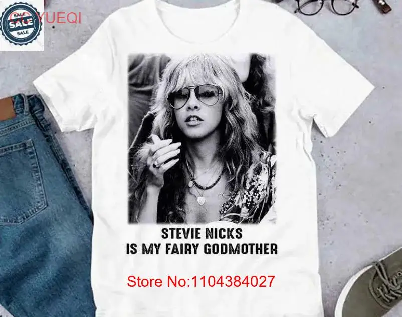Cantante Rock Stevie- Nicks Is My Fairy madrina amante gafas camiseta Vintage manga larga