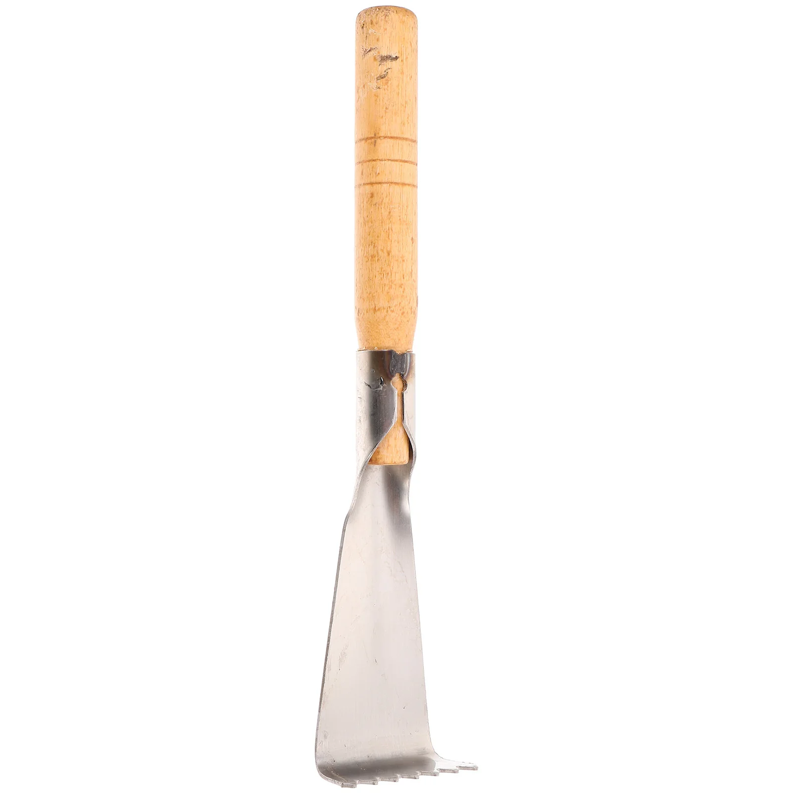 مقبض خشبي مجرفة حديقة من الفولاذ المقاوم للصدأ مجرفة خضروات مجرفة يدوية أداة مريحة لزراعة الحفر وإزالة الأعشاب الضارة والبستنة #2