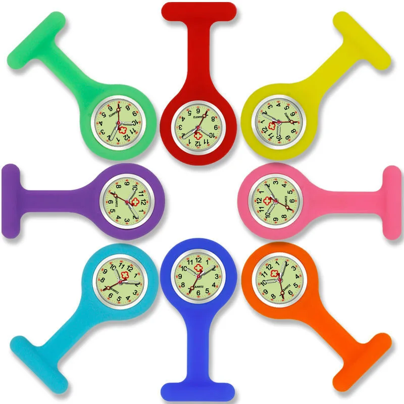 soft-silicone-nurse-fob-watch-brooch-pin-portable-pocket-watch-luminous-waterproof-hanging-watch-for-doctors-and-medical-student