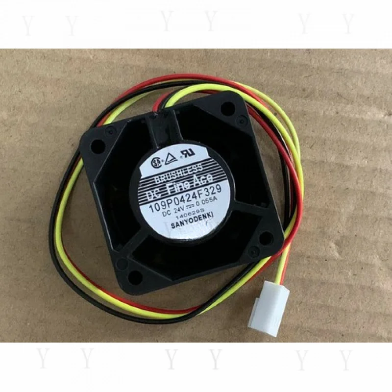 

Y+ for SANYO 109P0424F329 Axial fan DC24V 0.055A 40X40x28mm 3pin