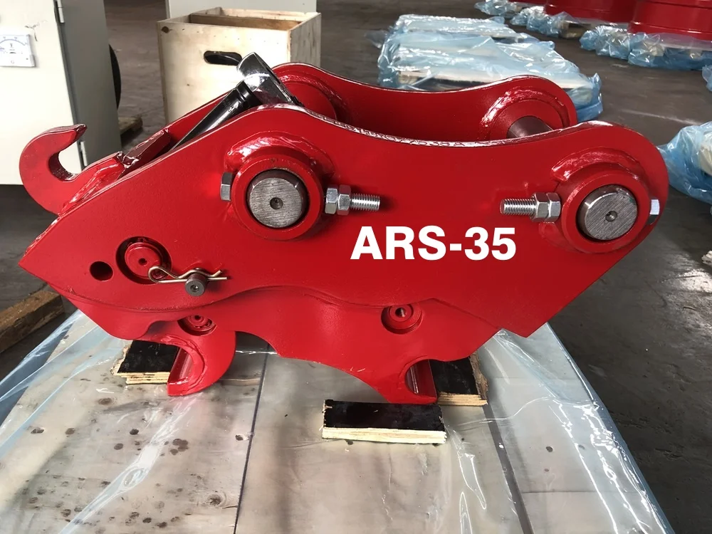 Q355 Steel Casting Manual/mechanical  Quick Hitch for 1.5-3.5T Mini Excavator