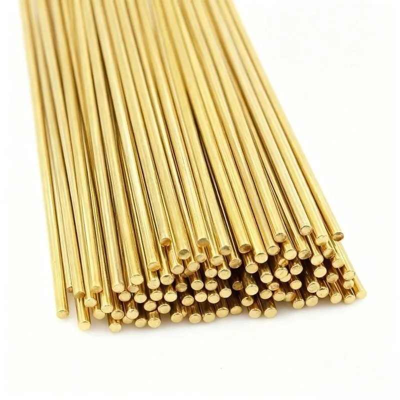 4Pcs diameter2.5×500mm Brass Rod High Precision  0.005mmTolerance for Aviation Mold High-End Medical Equipment Accessory Welding