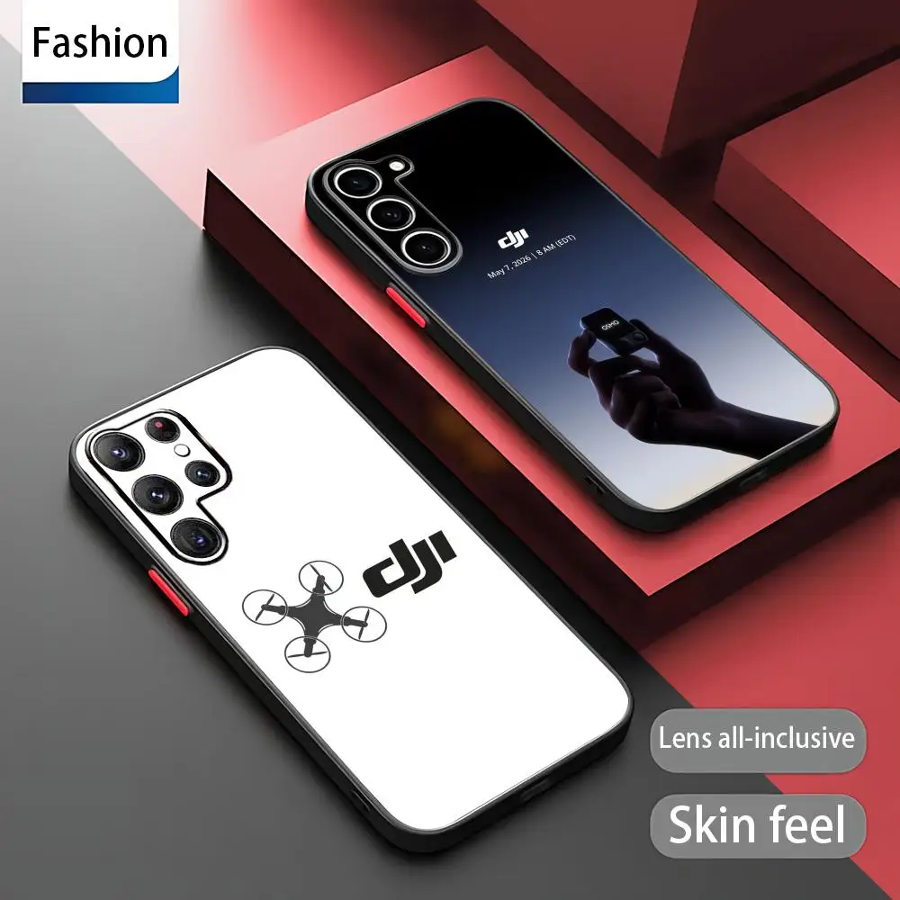 Luxury Brands D-djies logo Phone Case For Samsung Galaxy S26 S25 S24 S23 S22 S21 Plus Ultra FE Frosted Translucent