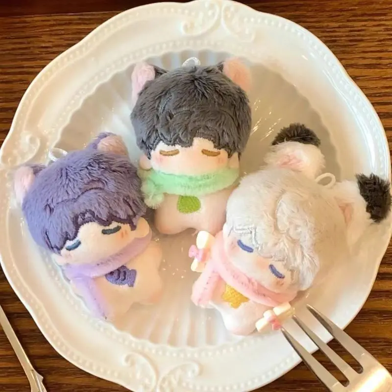 

5cm Cotton Doll Love And Deepspace Game Acg Toy Figure Cartoon Pendant And Dolls Swaddling Clothes Sleeping Bag Fans Gifts