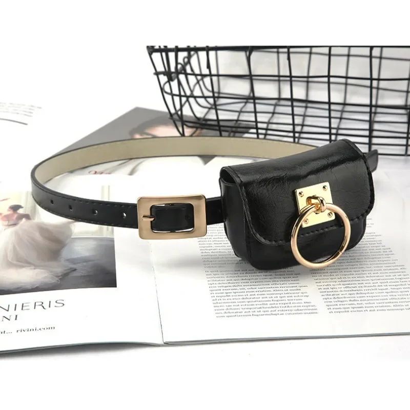 Women's Casual Versatile Small Bag Accessories Fashionable and Trendy Denim Belt Casual Small Belt Dual-purpose