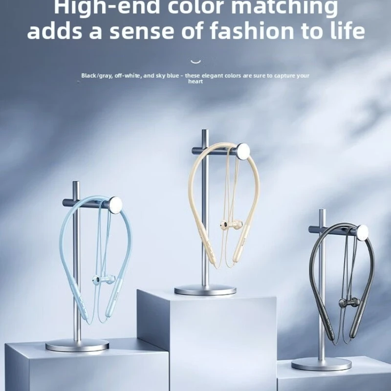 سماعات بلوتوث BASEUS P1، سماعات رياضية لاسلكية بنمط الرقبة، عمر بطارية طويل جدًا، موسيقى الألعاب، الجري العالمي