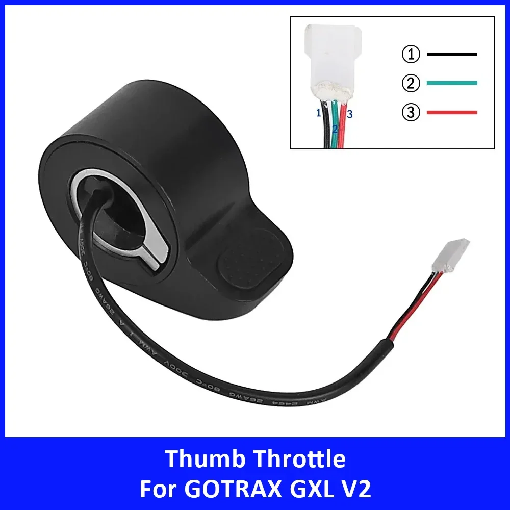

Thumb Throttle for Gotrax GXL V2/Apex/Apex Pro/XL/XR Elite Electric Scooter Accessories Finger Accelerator Replacement Parts
