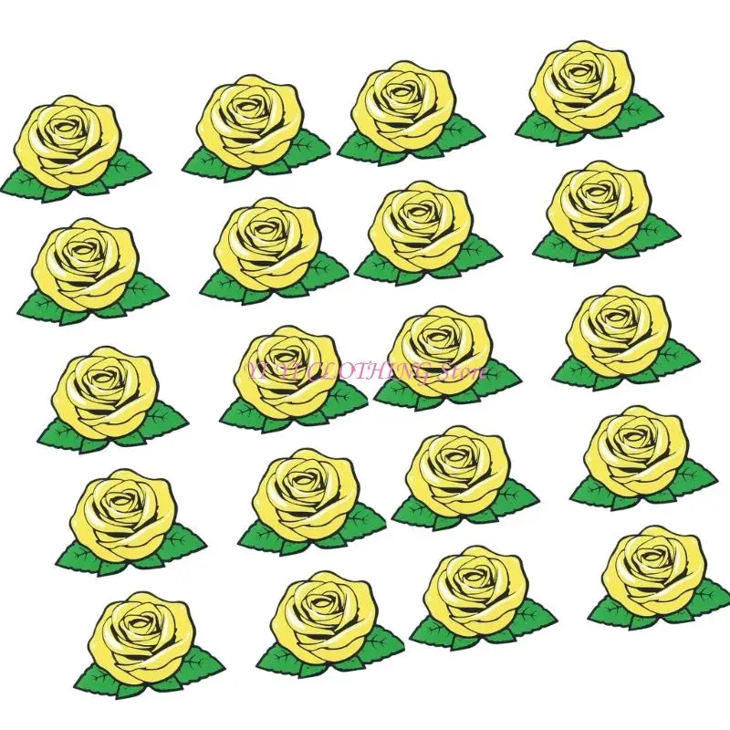 N5KF 20Pcs Rose Themed Nipple Cover Selves Design For Prom Event Or Hot Weather