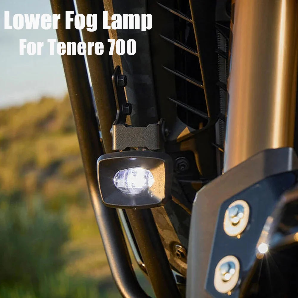 

Tenere700 Accessorie Motorcycle Lower Fog Lamp Spotlight Bracket Auxiliary Light Ba For Yamaha World Raid Tenere700 WORLD RAID