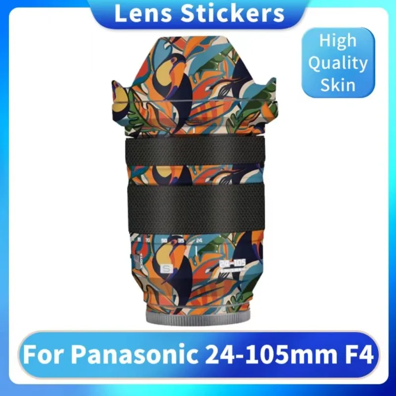 For Panasonic LUMIX S 24-105mm F4 Macro OIS Camera Lens Sticker Coat Wrap Protective Film Protector Vinyl Decal Skin 24-105 f/4